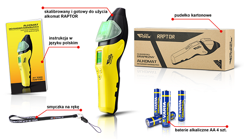 Alkomat bezustnikowy AlcoForce RAPTOR - badanie pracowników na budowie - obrazek 3
