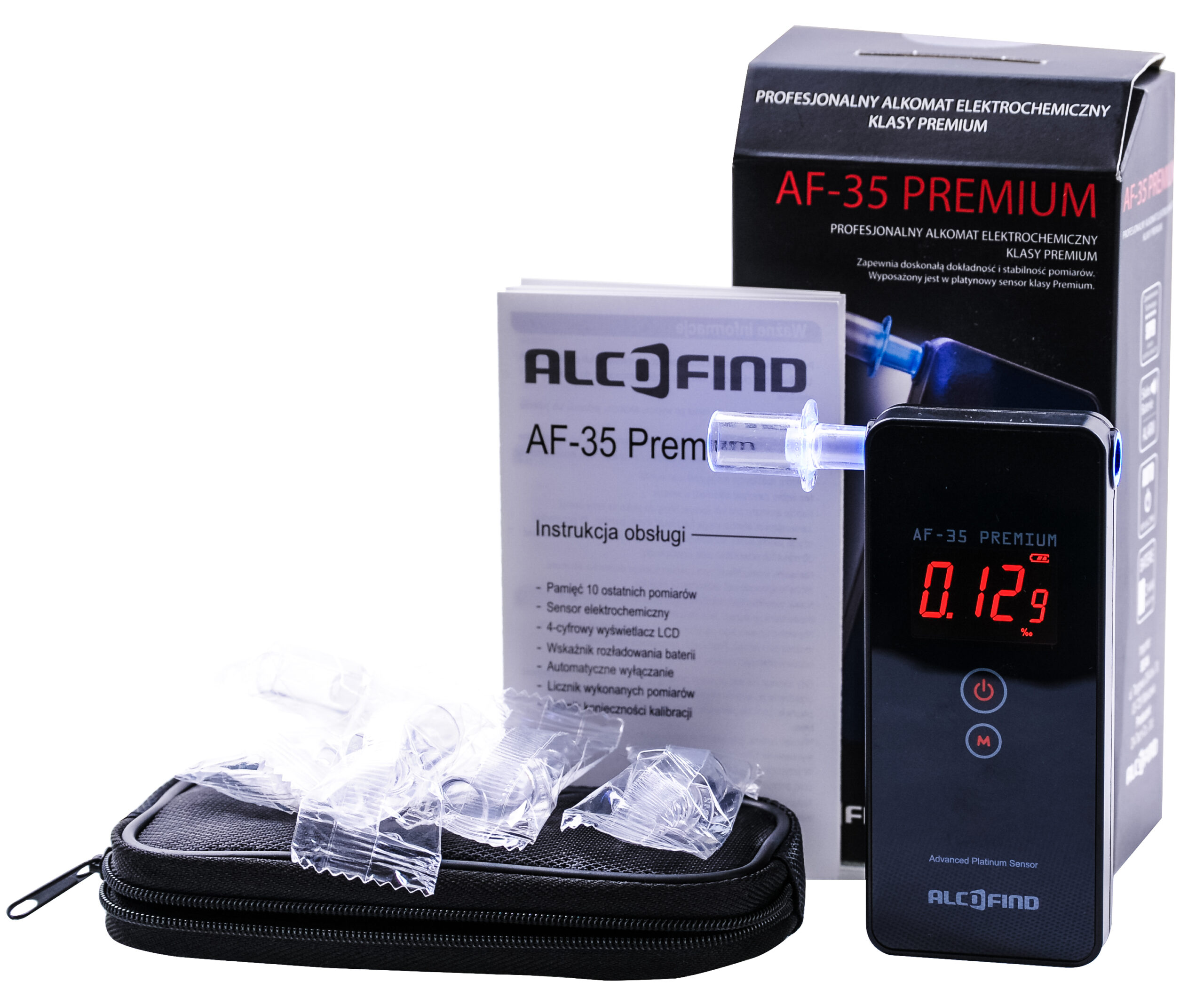 Alkomat marki AlcoFind AF-35 Premium z Dożywotnią Gwarancją oraz adiustacją w pakiecie - obrazek 10