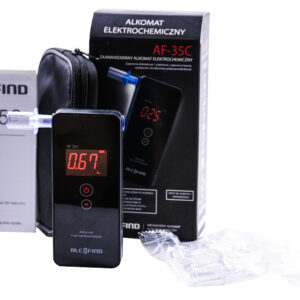 Alkomat elektrochemiczny AlcoFind AF-35C + certyfikat