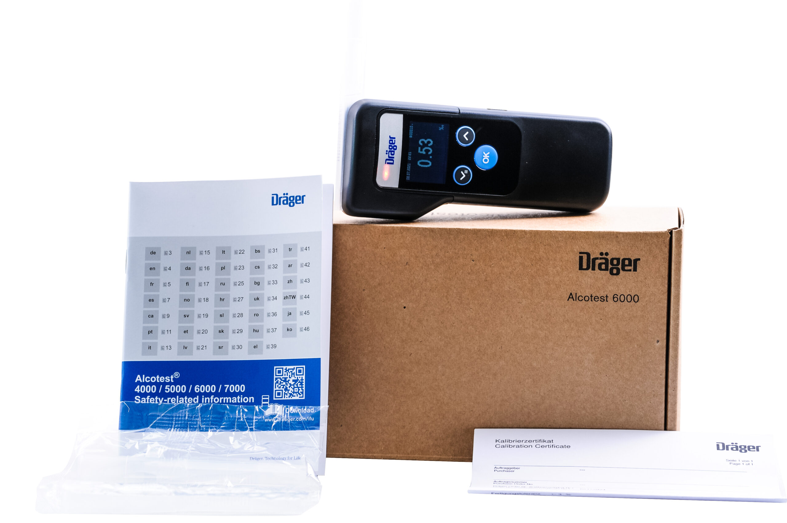 Alkomat marki Dräger Alcotest® 6000 z modułem Bluetooth - obrazek 5