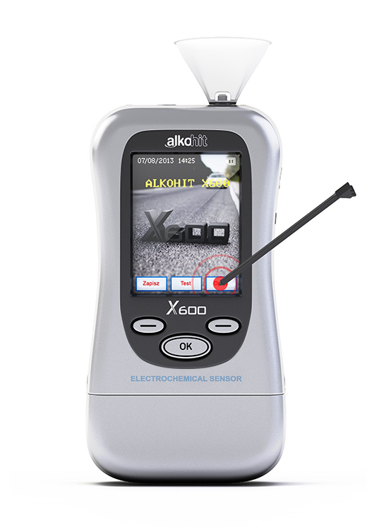 Alkomat elektrochemiczny Alkohit X600 + drukarka bezprzewodowa - obrazek 2