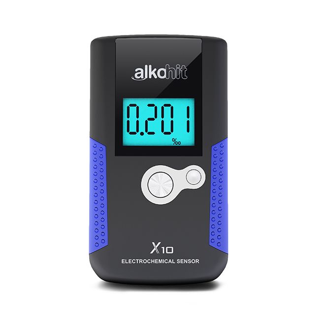 Alkomat do użytku osobistego Alkohit X10 + Walizeczka Aluminiowa - obrazek 4